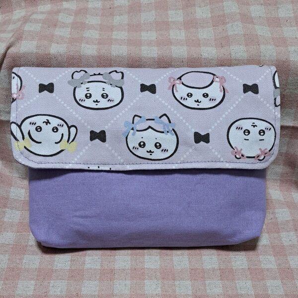 移動ポケット*マチつき*大きめ*クリップ付き*ハンドメイド