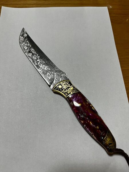 超高品質 アウトドアナイフ 包丁 鋼製 全長22cm 薪割り シース付き キャンプ 釣り ハイキング 野外登山