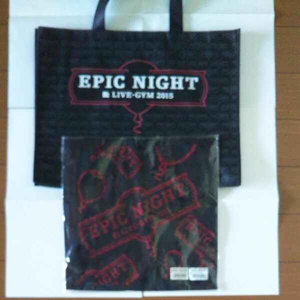 B'z LIVE-GYM 2015 EPIC NIGHT ショッピングバッグ ハンドタオル セット