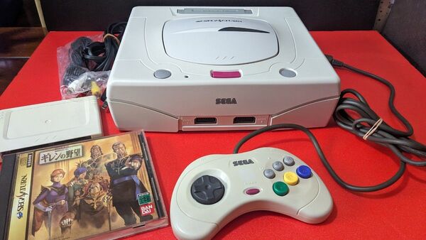 ☆レストア再生品☆ 動作確認済☆ SEGAサターン(HST3220)本体 すぐに遊べる付属品一式セット セガサターン