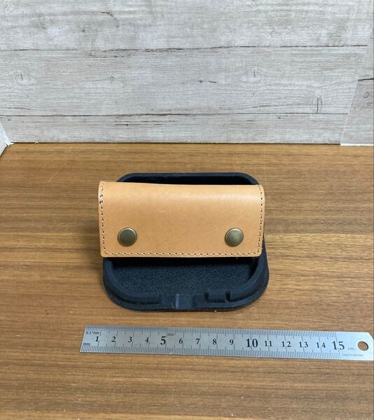 本革 ハンドメイド キーケース 試作練習品②