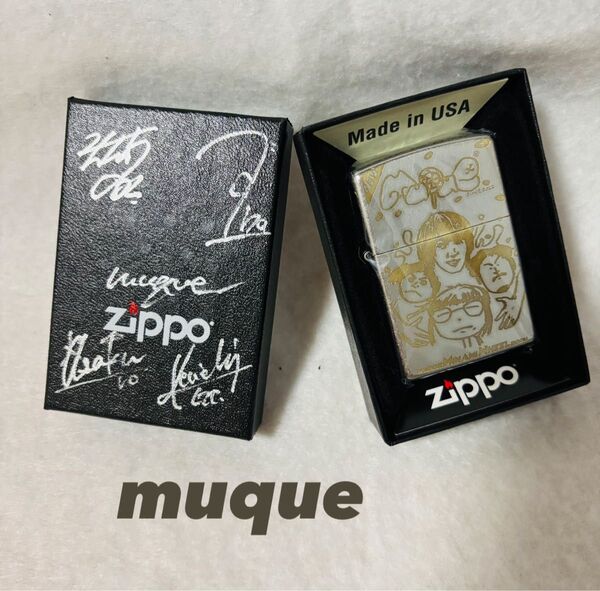 【受注限定生産】muque直筆サイン入りZIPPO
