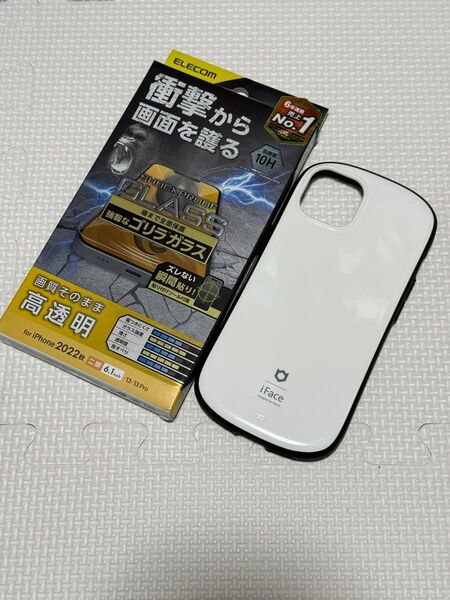 iFace スマホケース&ゴリラガラス保護フィルム&カメラレンズ保護カバー 3点セット iPhone13