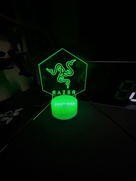 Razer ロゴLEDライト 7色変化