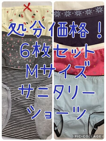 6枚セット Mサイズ サニタリーショーツ 処分価格!