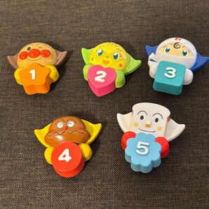 アンパンマン 数字 吸盤 5個セット
