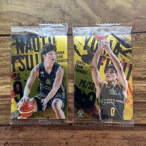 B.LEAGUE ツインウエハース 2024-25 SEASON メタリックプラカード 2枚セット 藤井 祐眞辻 直人