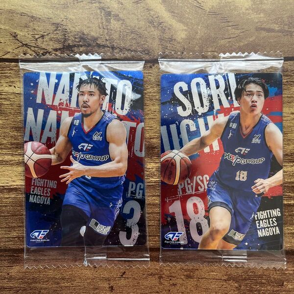 B.LEAGUE ツインウエハース 2024-25 SEASON メタリックプラカード 2枚セット 並里 成 内尾 聡理