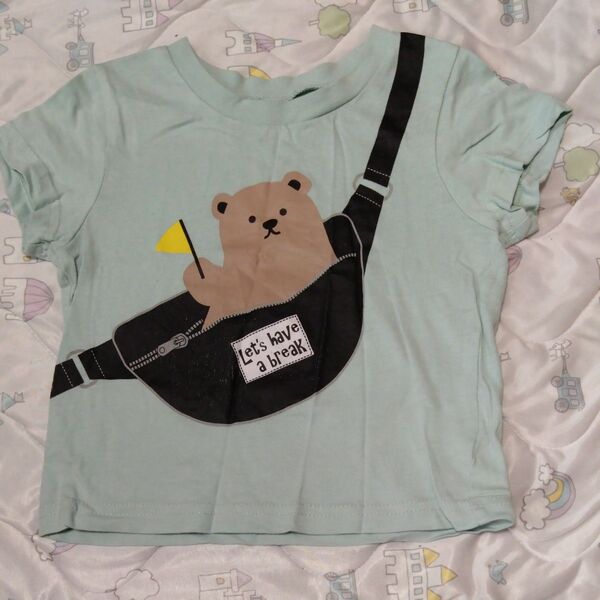 ベビー服 クマ柄 半袖Tシャツ90サイズ