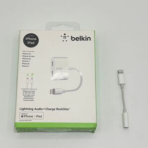 Belkin Lightning Audio+Charge RockStar デュアルアダプター 3.5mm変換付き