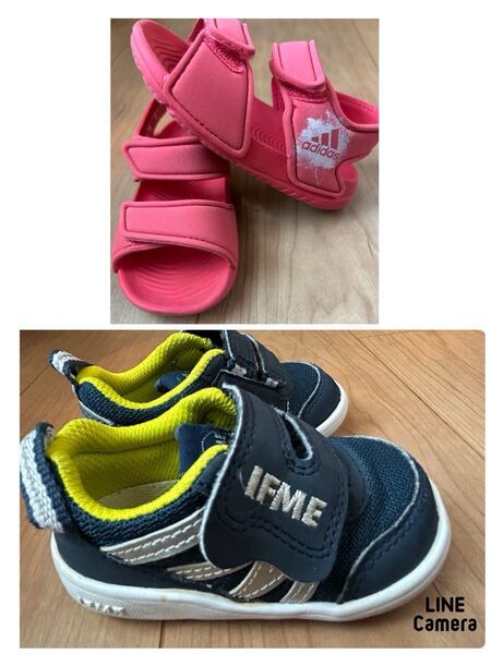 adidas サンダル 13㎝ IFME スニーカー12.5㎝ 2点セット