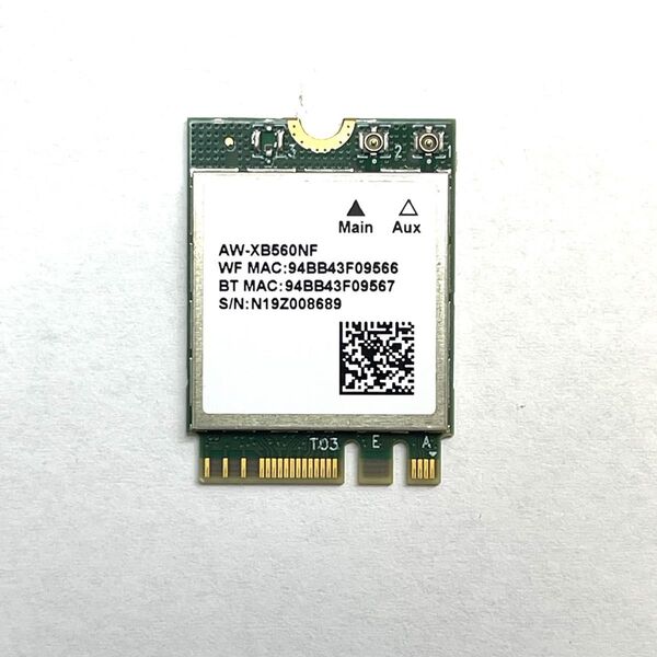 AW-XB560NF RTL8852CE WIFI6E 無線lanカード(AX210スペック相当)