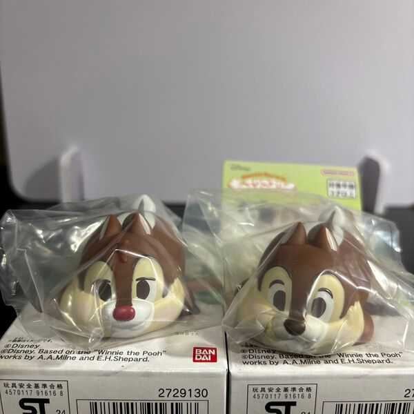 ディズニー Disney もっちりころりん チップ&デールセット 新品未使用
