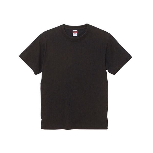 6.0オンス オープンエンド ヘヴィーウェイト Tシャツ 半袖Tシャツ 黒