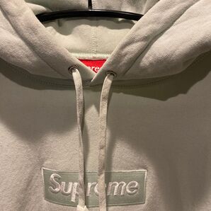 23FW Supreme ライトグリーン フード付きパーカー