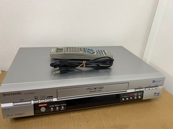 【美品】Panasonic NV-HXB55 VHSビデオデッキ