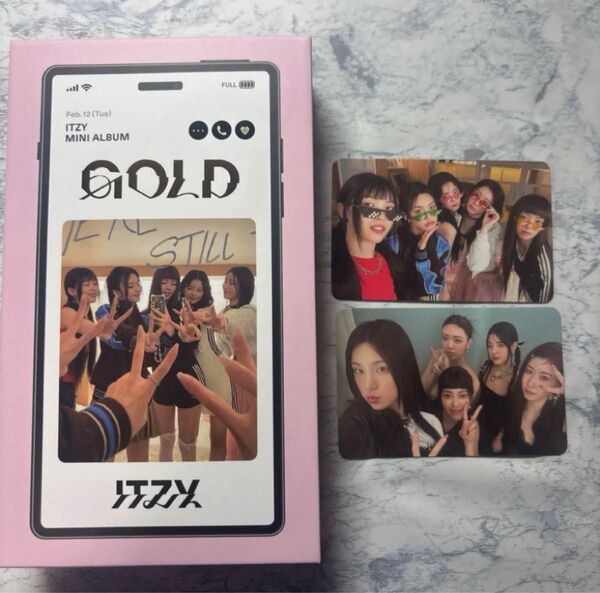 ITZY GOLD アルバム 開封済み phone box ver オールトレカ