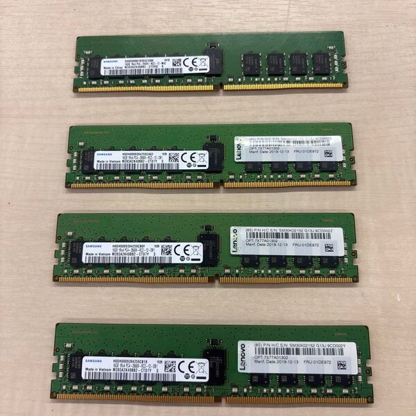 SAMSUNG 16GB PC4-2666V-12 4枚セット 64GB