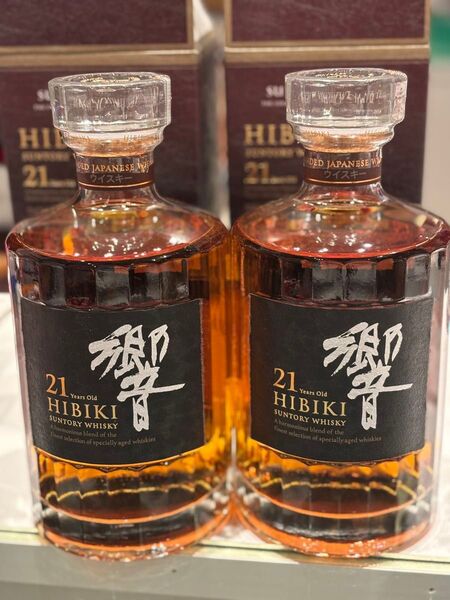サントリー響21年700ml×2本 新品未開封箱あり 新ホログラムシール付き!即日発送可能!匿名配送!