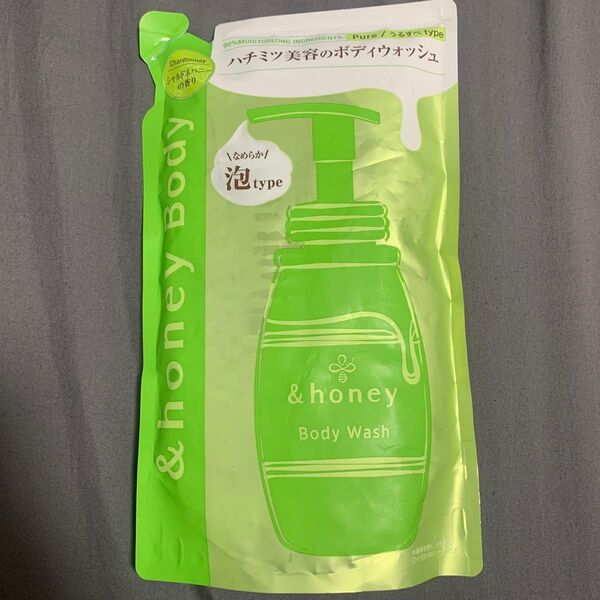 &honey (アンドハニー) ピュアモイスト 泡ボディウォッシュ (詰替え/シャルドネハニー) 440ml