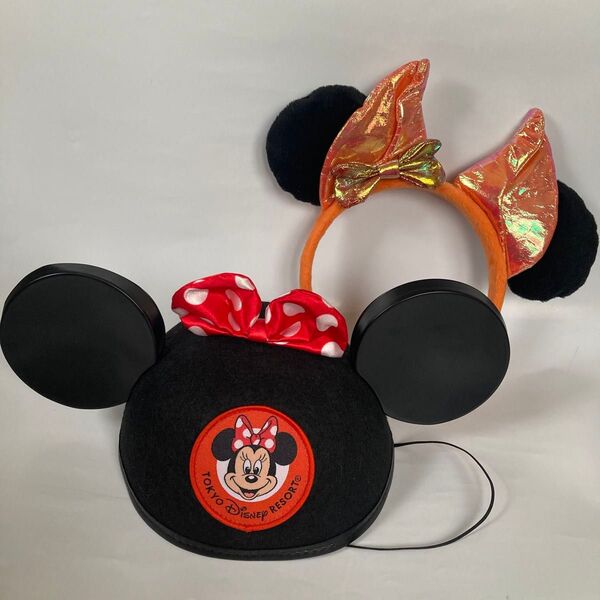 ディズニーリゾート ミニー ミニーマウス イヤーハット 帽子 カチューシャ ハロウィン まとめ売り クーポン消化