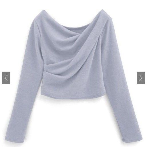 GRL グレイル ドレープカシュクールトップス 新品