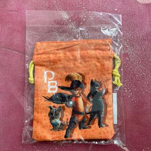 Puss in boots『長靴をはいた猫』の刺繍巾着