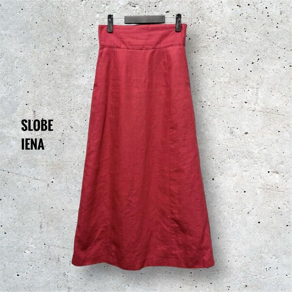SLOBE IENA スローブイエナ リネンハイウエストタイトスカート ロングスカート
