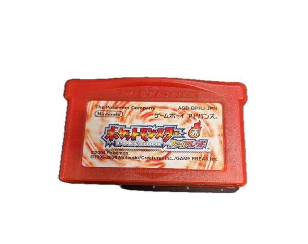 ポケットモンスター ファイアレッド ゲームボーイアドバンス GBA ソフト 任天堂