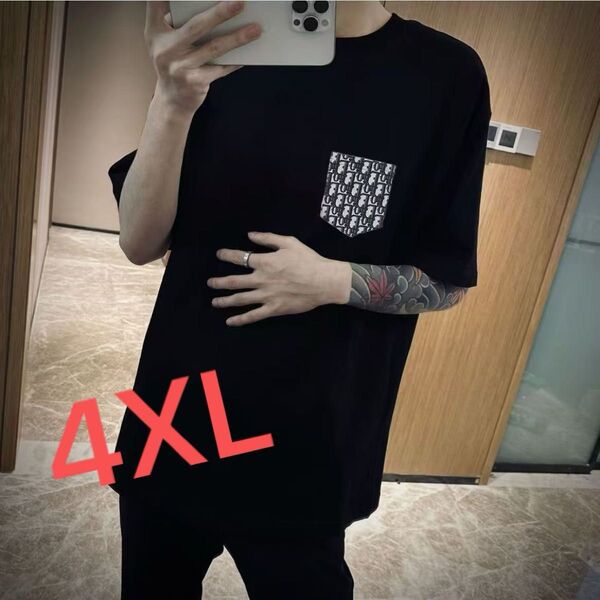 半袖Tシャツ 黒 4XL