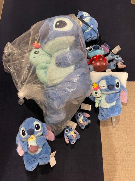 Disney新宿ディズニー スティッチ ぬいぐるみ 8点