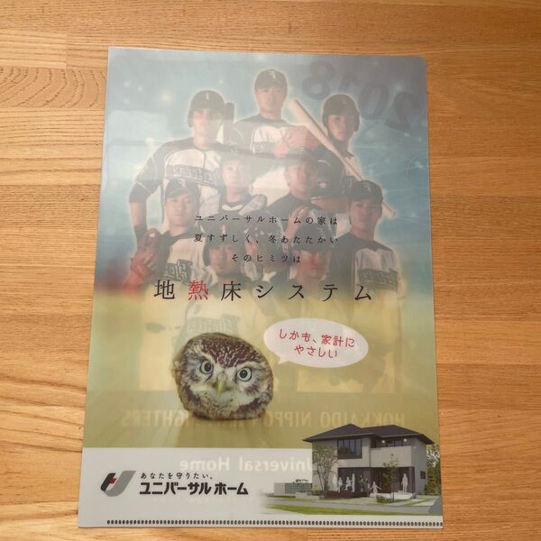 クリアファイル ユニバーサルホーム 北海道日本ハムファイターズ