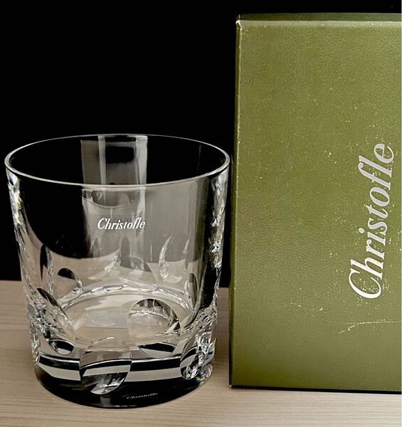 Christofle クリストフル クリュニー オールドファッショングラス ロックグラス ※未使用保管品