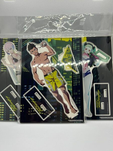 希少品 未開封 サイバーパンク エッジランナーズ アクリルスタンド 3種