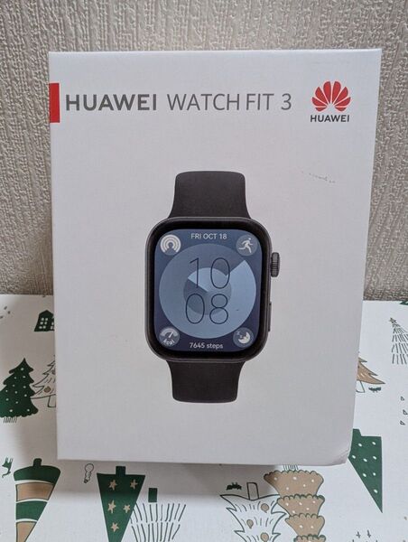 HUAWEI WATCH FIT 3 ブラック シリコンバンド