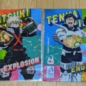 値下!非売品 僕のヒーローアカデミア 缶バッジ キラキラチャーム 爆豪勝己 緑谷出久 麗日お茶子 A4クリアファイル