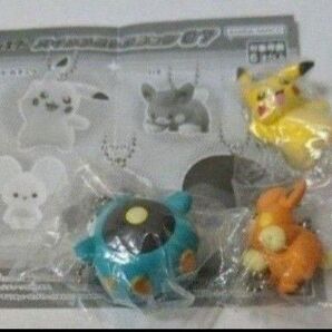 値下!ポケモン スイングコレクション07 ピカチュウ パモ ハラバリー フィギュア キーチェーン キーホルダー