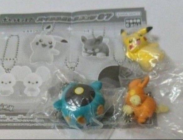 値下!ポケモン スイングコレクション07 ピカチュウ パモ ハラバリー フィギュア キーチェーン キーホルダー