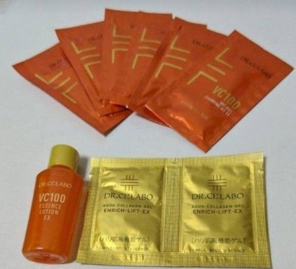ドクターシーラボ VC100エッセンスローションEX14ml ホットピールクレンジングゲル アクアコラーゲンゲル ハリ肌高機能ゲル