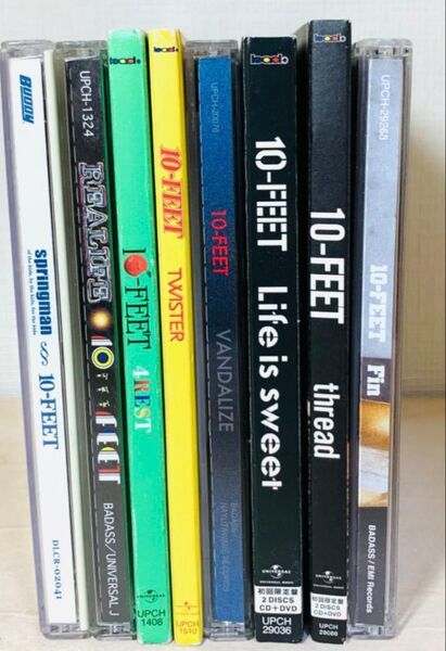 10-FEET CD アルバム 8枚 セット 初回限定盤 CD+DVD (京都大作戦)