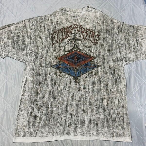Hanes BEEFY-T プリントTシャツ XL Made in USA 半袖 メンズ 古着 ヴィンテージ 90s サーフィン