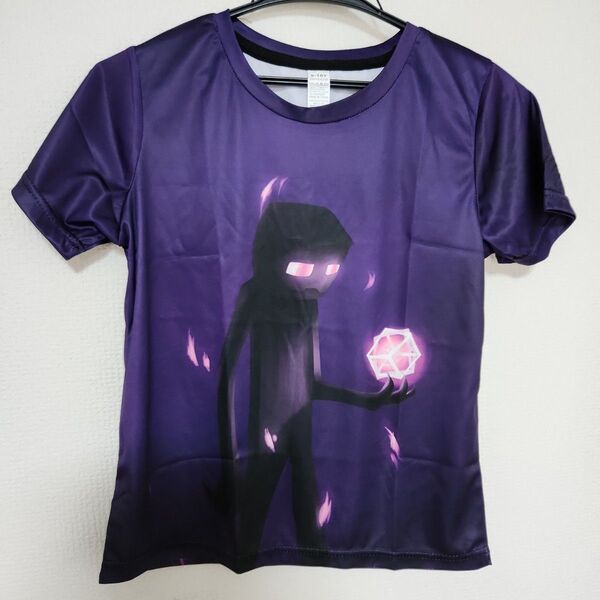 最終値下げ 未使用 美品 Tシャツ 半袖 マイクラ エンダーマン 130 140