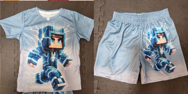 未使用 美品 パジャマ ハーフパンツ 半袖 Tシャツ 140 150