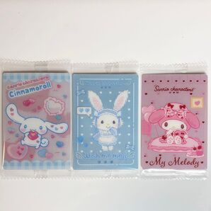 【新品未開封】3枚セット サンリオキャラクターズ ウエハース8&9
