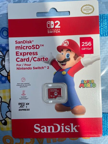 Switch2 sdカード microSD Express SanDisk Nintendo マリオ