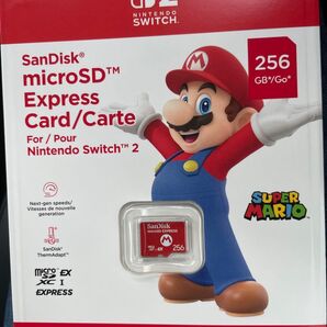 SanDisk microSD Express SDカード Nintendo Switch2 サンディスク マリオ