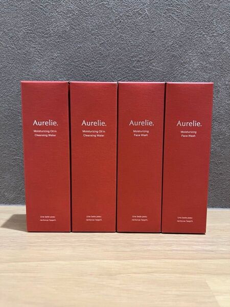【新品・未開封】Aurelie オレリー メイク落とし&洗顔 4本セット
