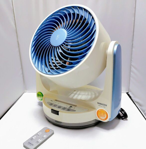 【完動美品★リモコン付★3D首振り】サーキュレーター★YAMAZEN山善★18cmプロペラ★ YAR-VL184 扇風機