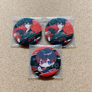 AMPTAK あっとくん 缶バッジ 2023Summer