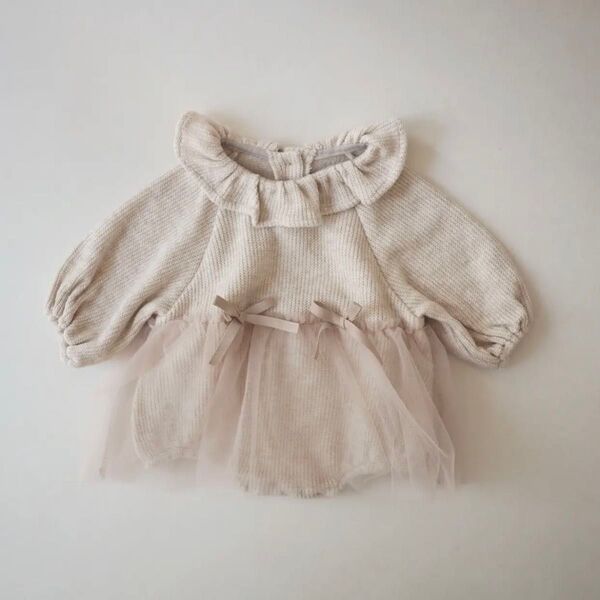 monpetit bebe チュールロンパース 80サイズ 韓国子供服